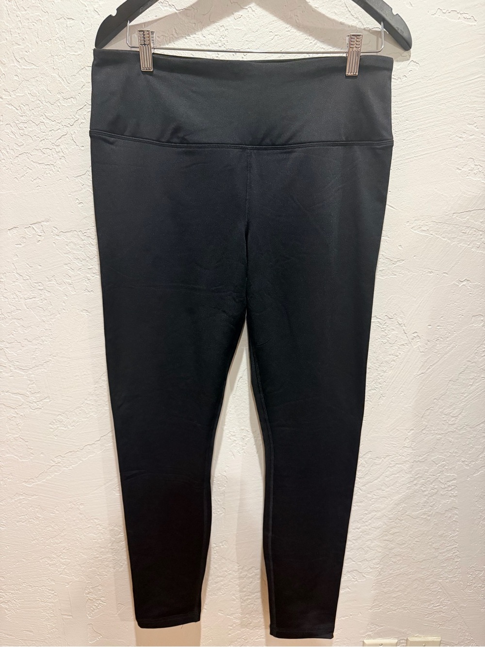 90 Degrees by Reflex Black High-Waist Women’s Leggings with Wide Waistband
